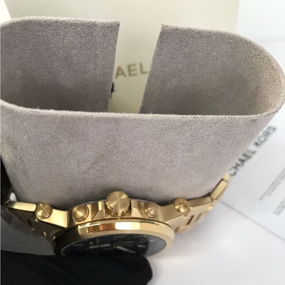 New Authentic Michael Kors MK8731 Dylan Chronograph Round Adult Male Watch - Picture 8 of 16